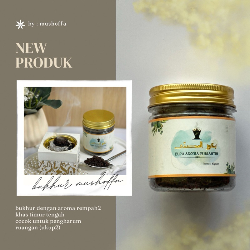 bukhur mushoffa dupa pengantin aroma pengantin pewangi ruangan bukhur pengantin