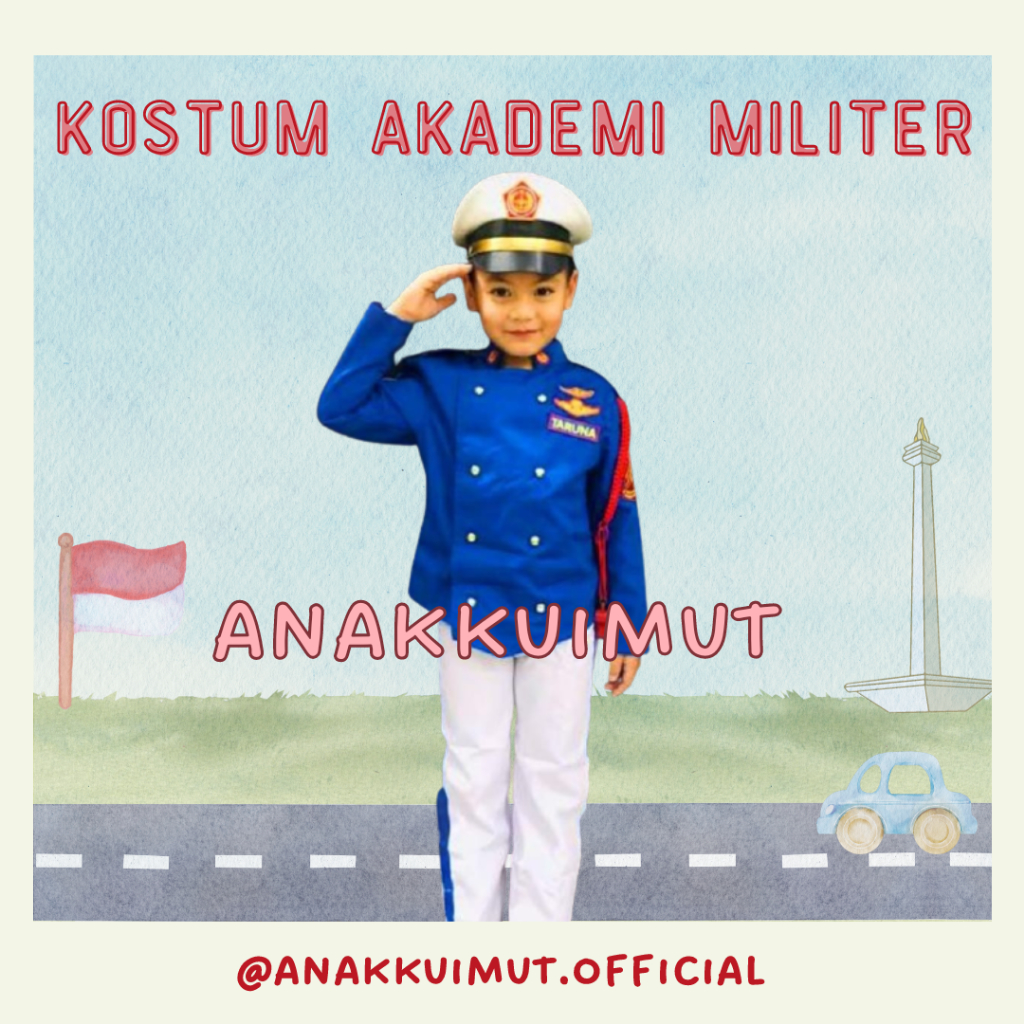 [ANAKKUIMUT] KOSTUM AKMIL ANAK - BAJU TARUNA AKMIL ANAK COWO - SERAGAM AKMIL LAKI ANAK BAJU AKADEMI 