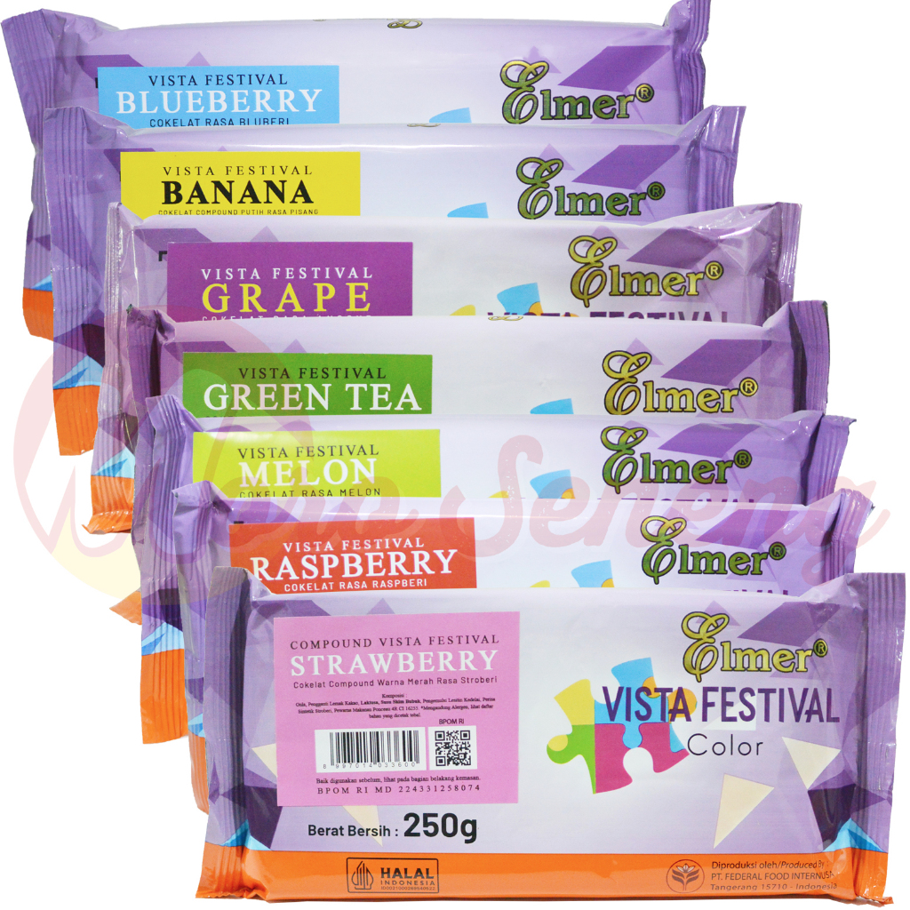 

Elmer 250gr Vista Coklat Batang Cokelat Warna 250 gr
