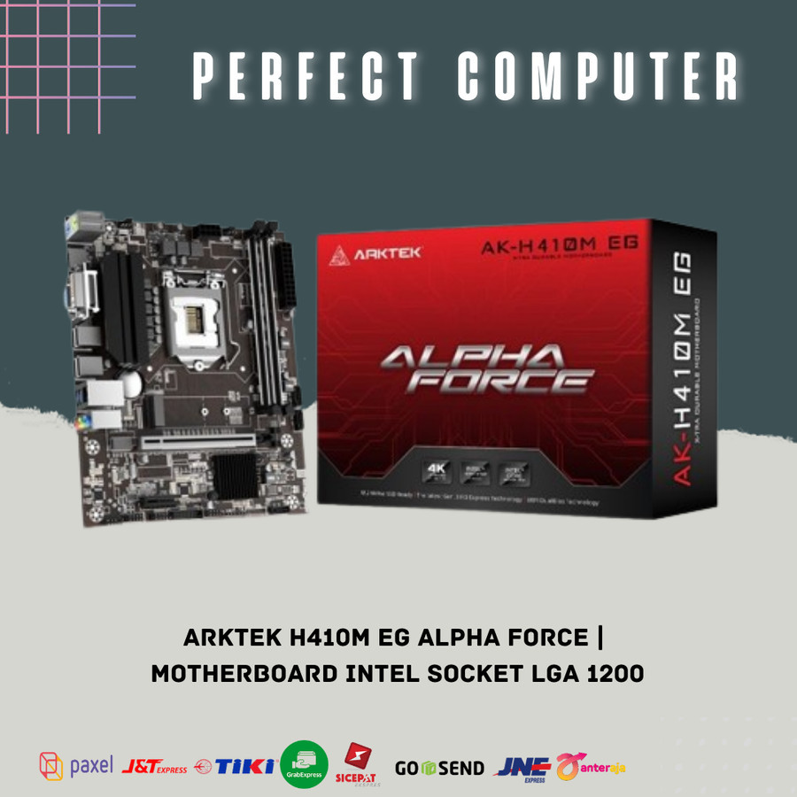 MOTHERBOARD Arktek H410M EG Alpha Force Intel Socket LGA 1200