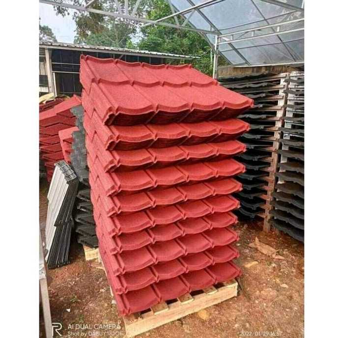 GENTENG METAL PASIR TERMURAH /HIJAU/HITAM/MERAH/COKLAT