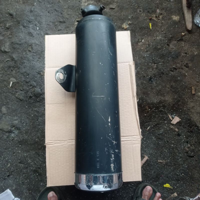 slincer knalpot standar ninja 250 karbu original