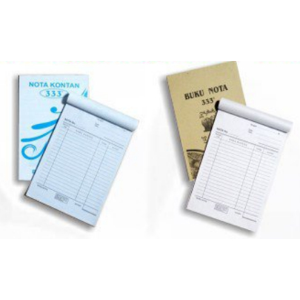 

333 Nota Tanggung ( KW 1 & KW 2 ) 1/2 Kwarto 2 Ply, 3 Ply & 4 Ply [ 1 Lusin ]