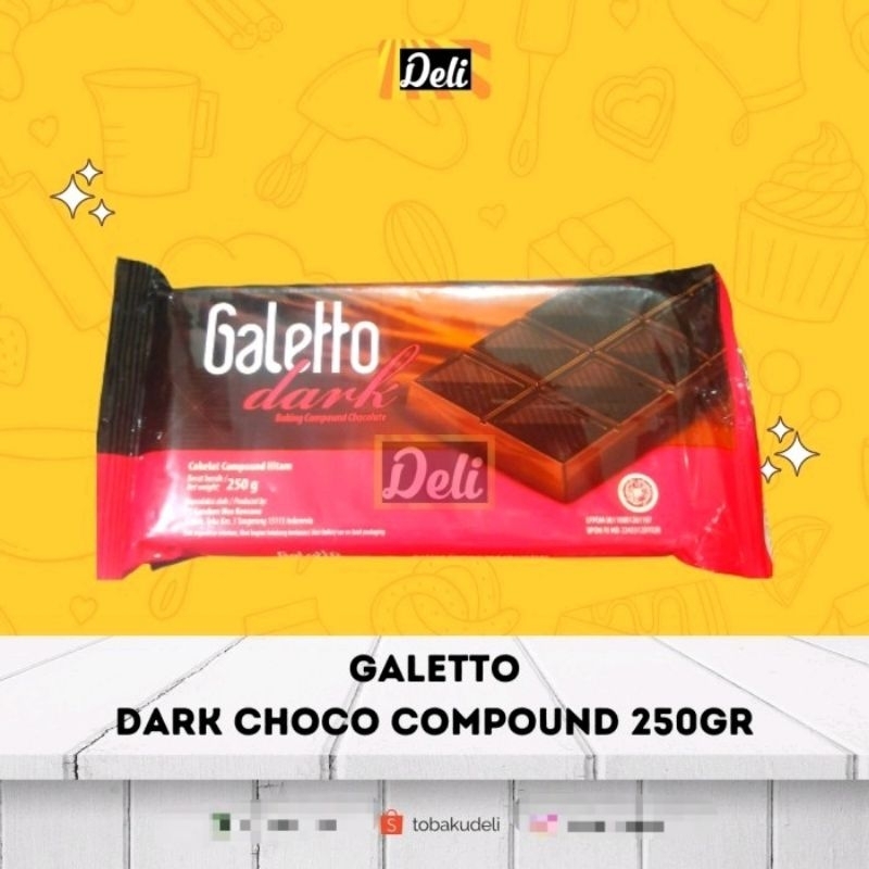 

Galetto Coklat Choco Compound 250gr Coklat Batang 250gr