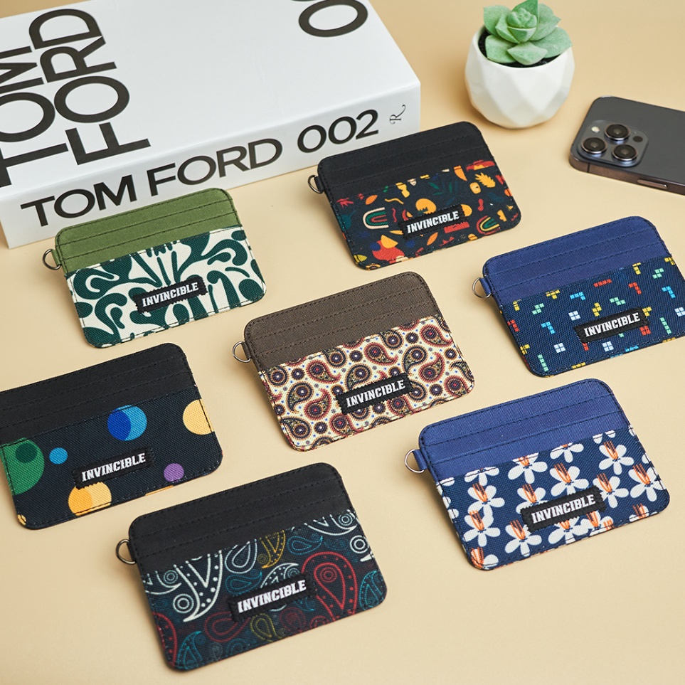 Lagi BagustrxQ6c6B Dompet Kartu Tipis Card Wallet Simple Wallet Card Holder Pria Wanita