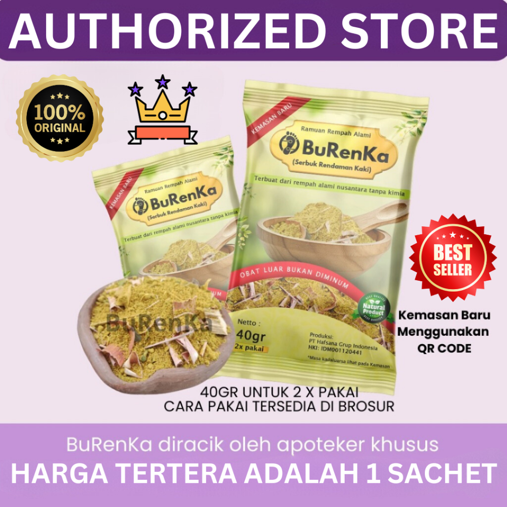 [FRESH] Burenka rendam kaki bubuk burenka original