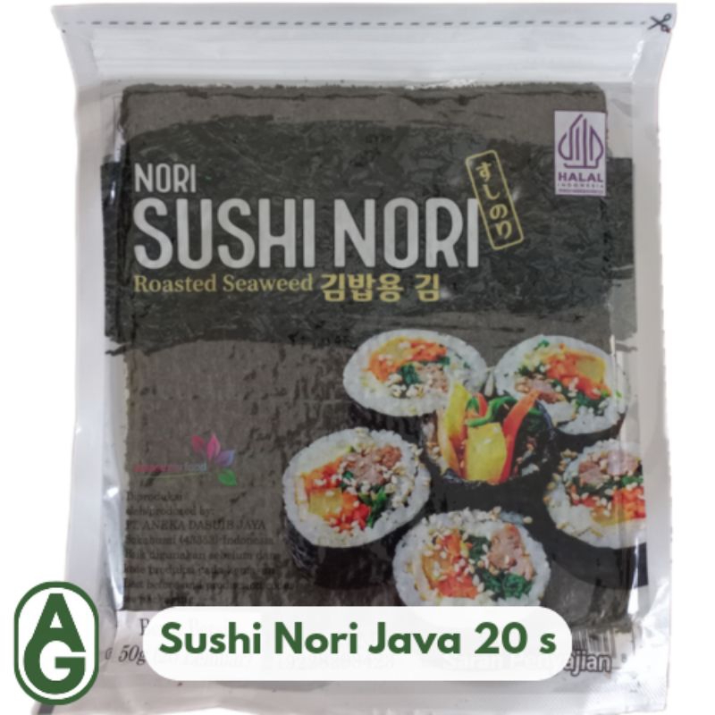 

Sushi Nori 10 Lembar / Sushi Nori 20 Lembar / Sushi Nori Java / Sushi Nori Pekanbaru / Nori Riau