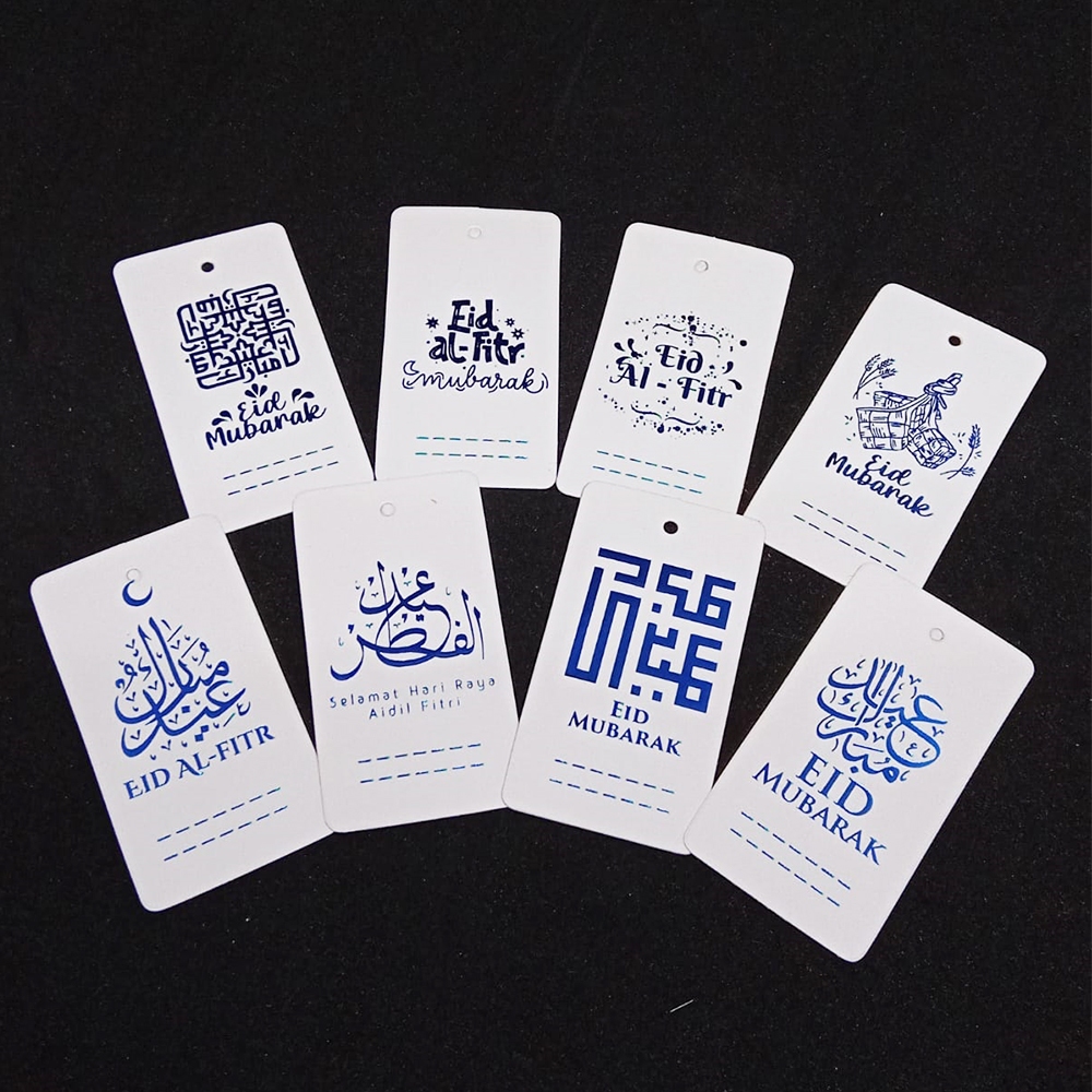 

(20 PCS) HANGTAG EID MUBARAK RAMADHAN KAREEM/LEBARAN/IDULFITRI/PARCEL/HAMPERS/KADO/UCAPAN