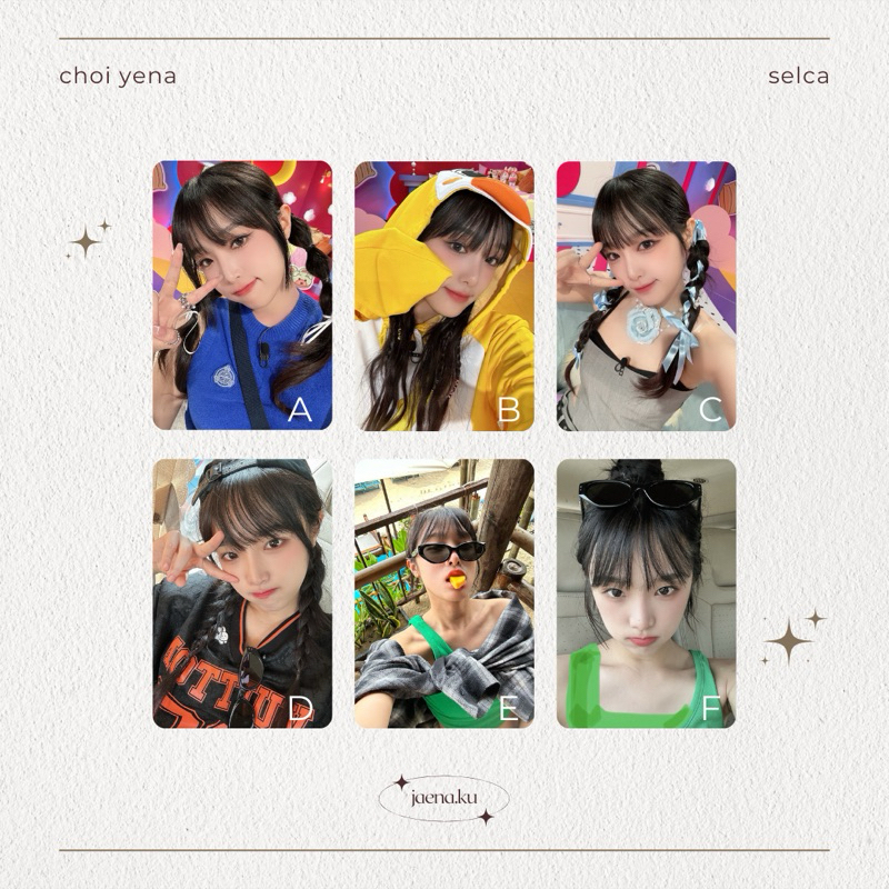 [YENA] PHOTOCARD SELCA 2 CHOI YENA UNOFFICIAL