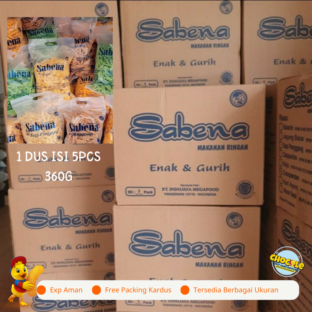 

PROMO 1.1 SABENA KARTON ISI 5PCS II PUSAT GROSIR SNACK DAN COKLAT KILOAN ORIGINAL II CEMILAN INDOFOOD