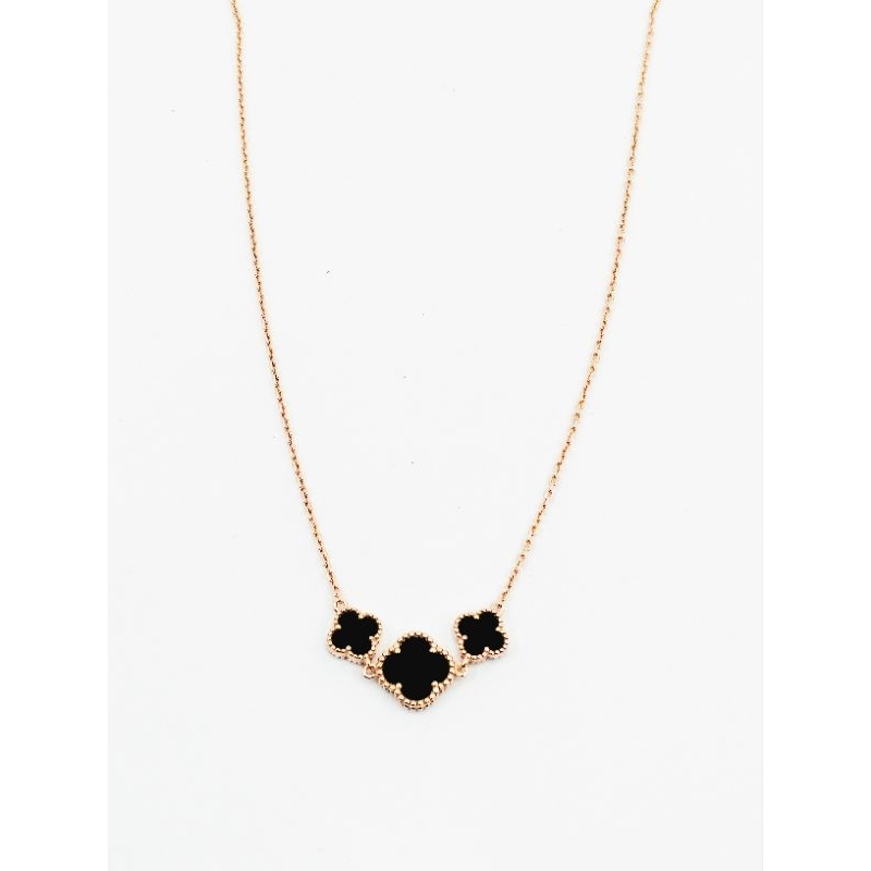 kalung rantai clover 17k