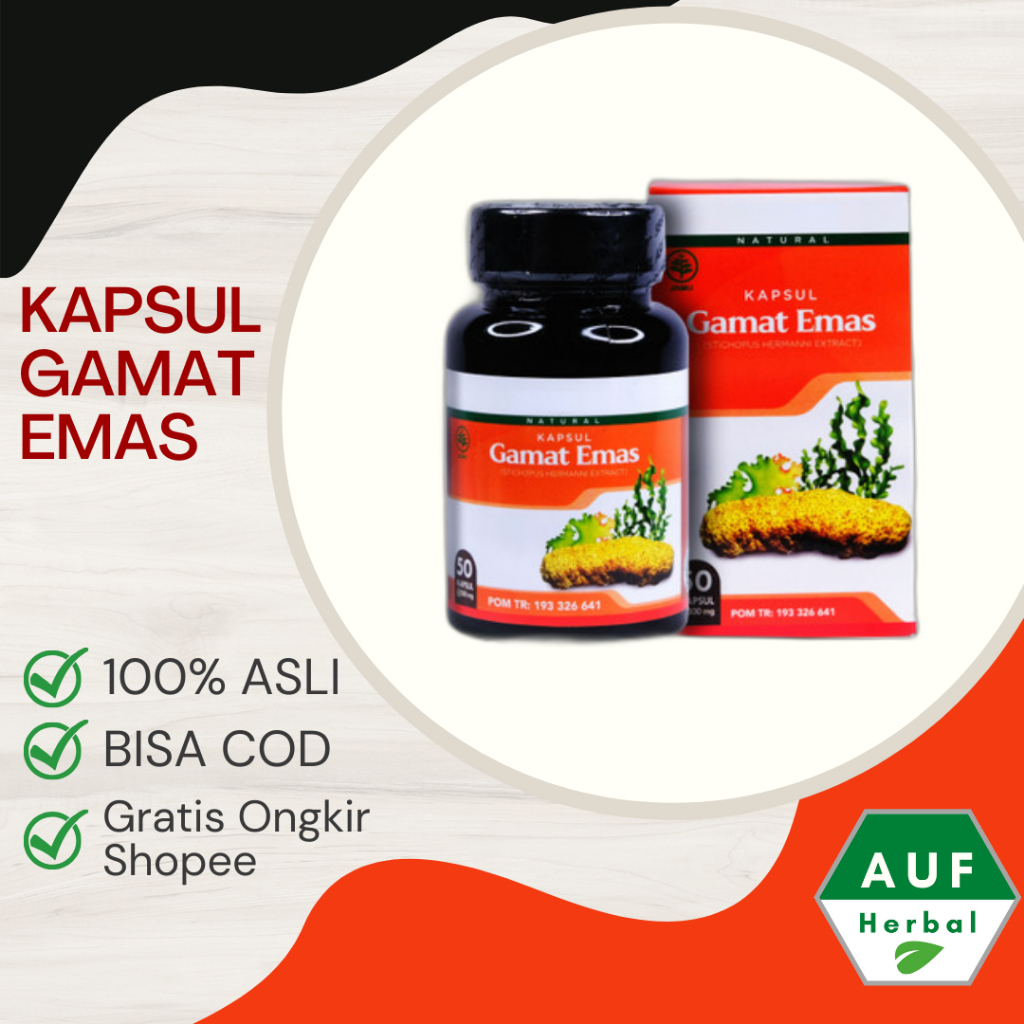 Kapsul gamat emas Acep Herbal - GOLDMAX 100% ASLI Samarinda
