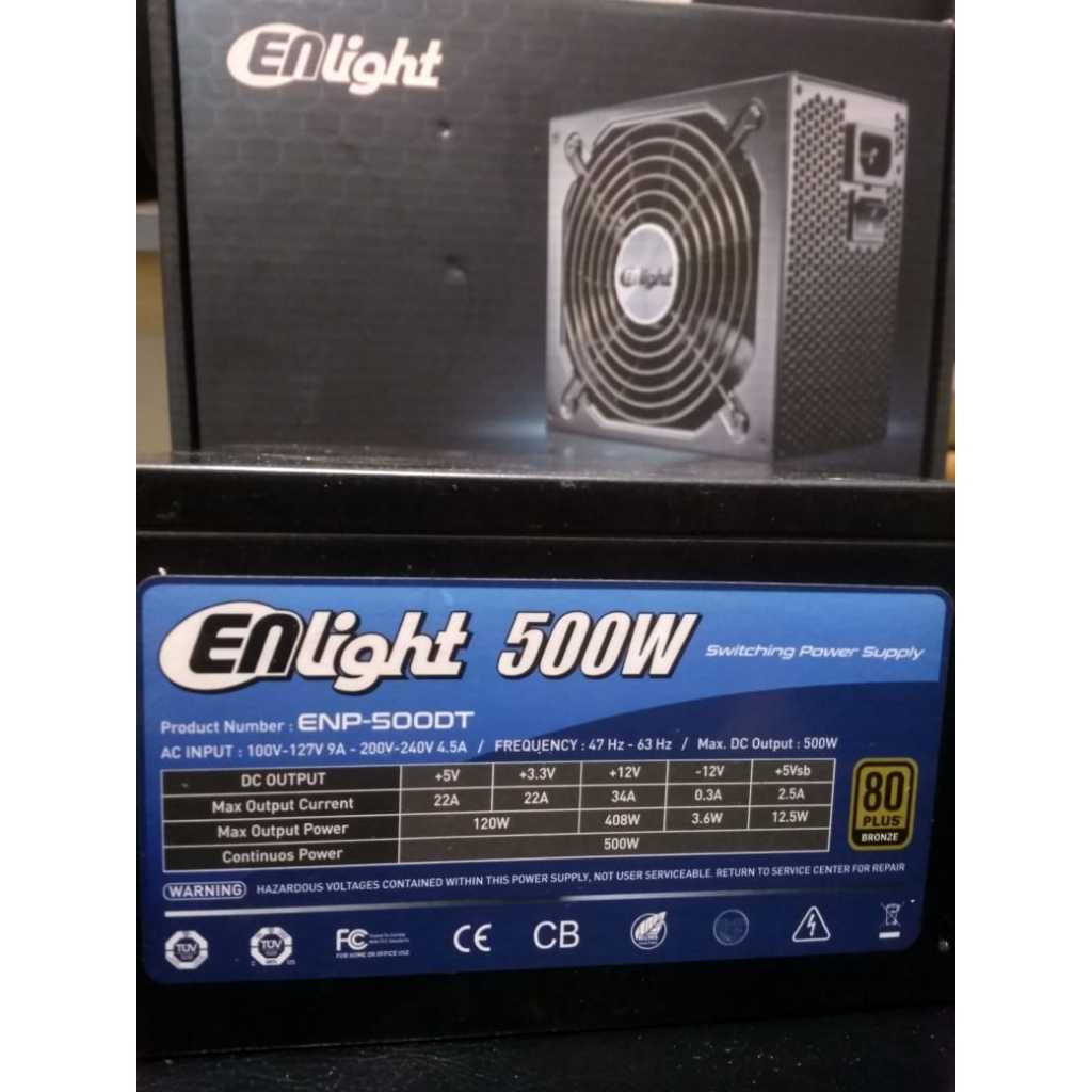 PSU Enlight 500W 80+ Bronze