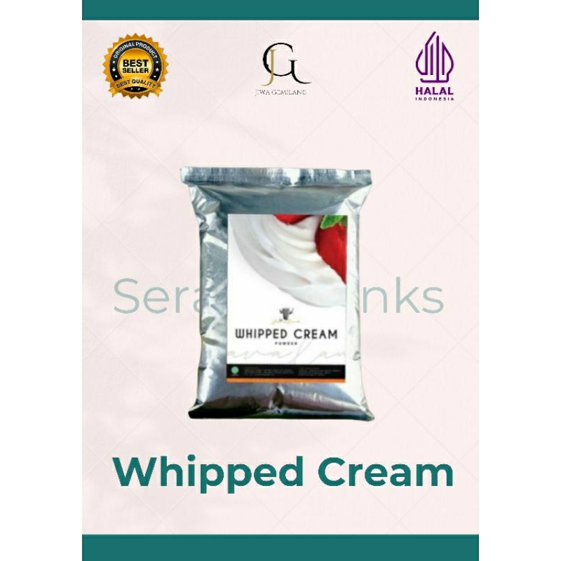 

Whipped Cream JAVALAND Topping Minuman dan Topping Kue 1 KG - Bubble Drink