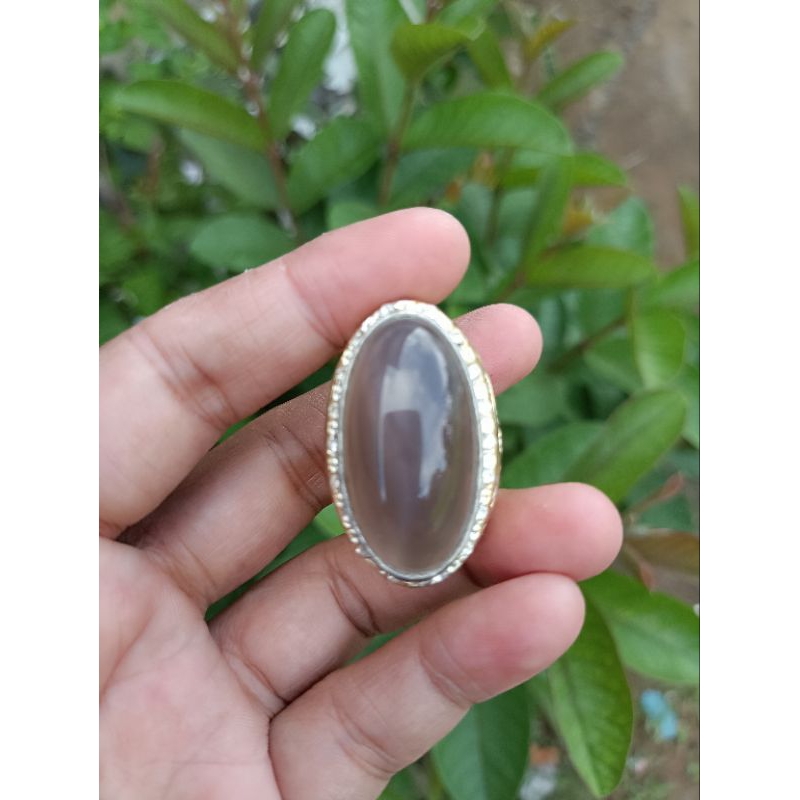 CINCIN BATU LAVENDER KRISTAL