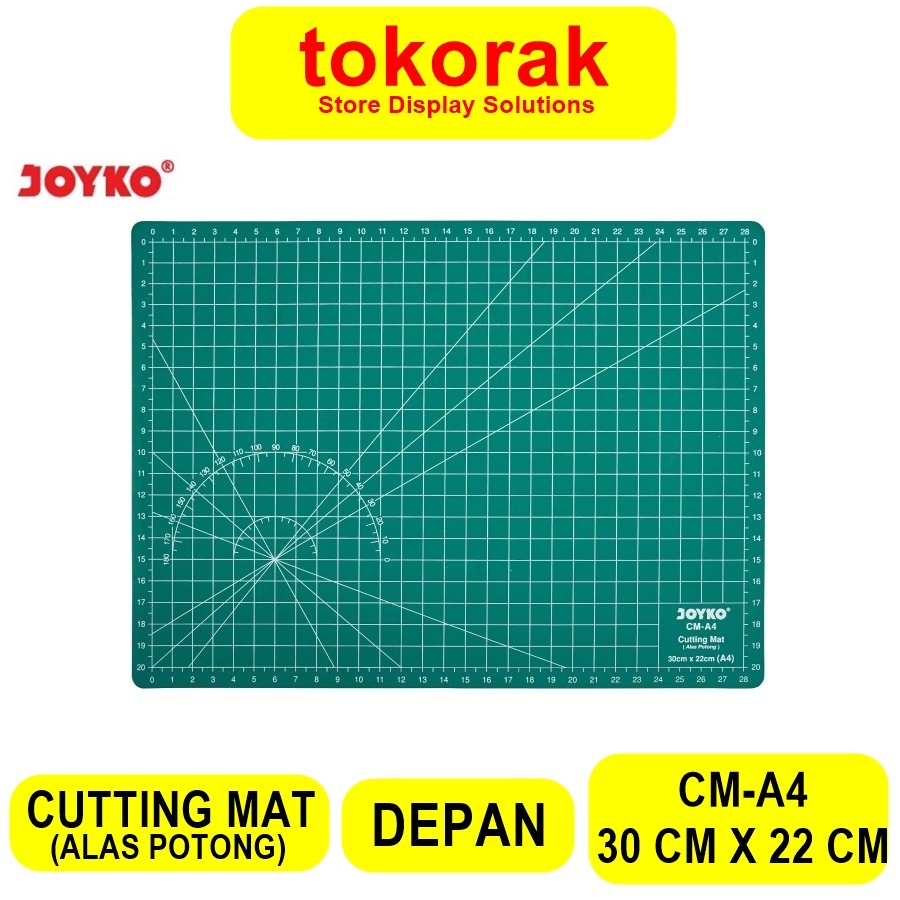 

CUTTING MAT KERTAS ALAS POTONG A4 JOYKO 30 X 22 CM 2 SISI PAD BOARD