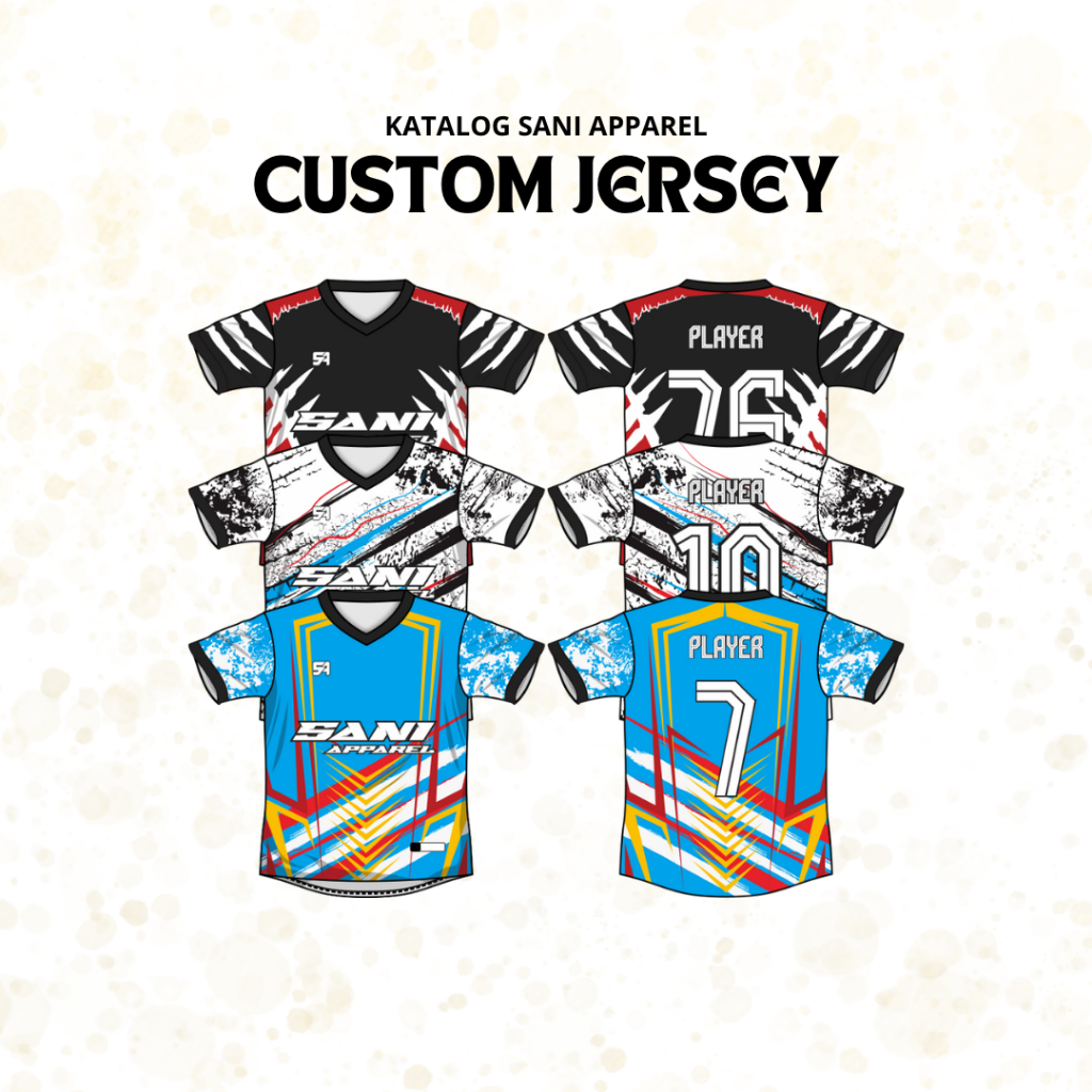 Jersey bola custom nama