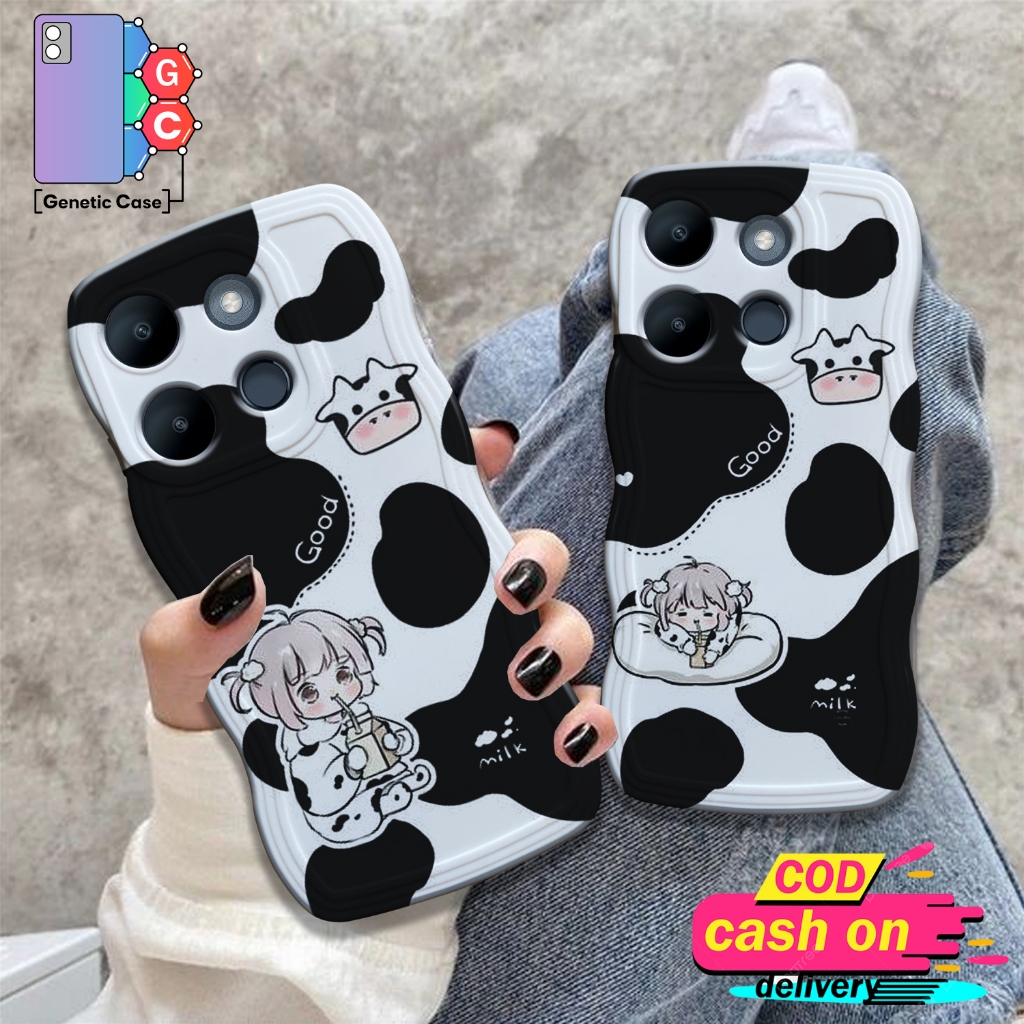 SOFTCASE GELOMBANG INFINIX SMART 7 / INFINIX  HOT 30i - CASING SEMUA TIPE HP - CASE MURAH - RAJA CUS