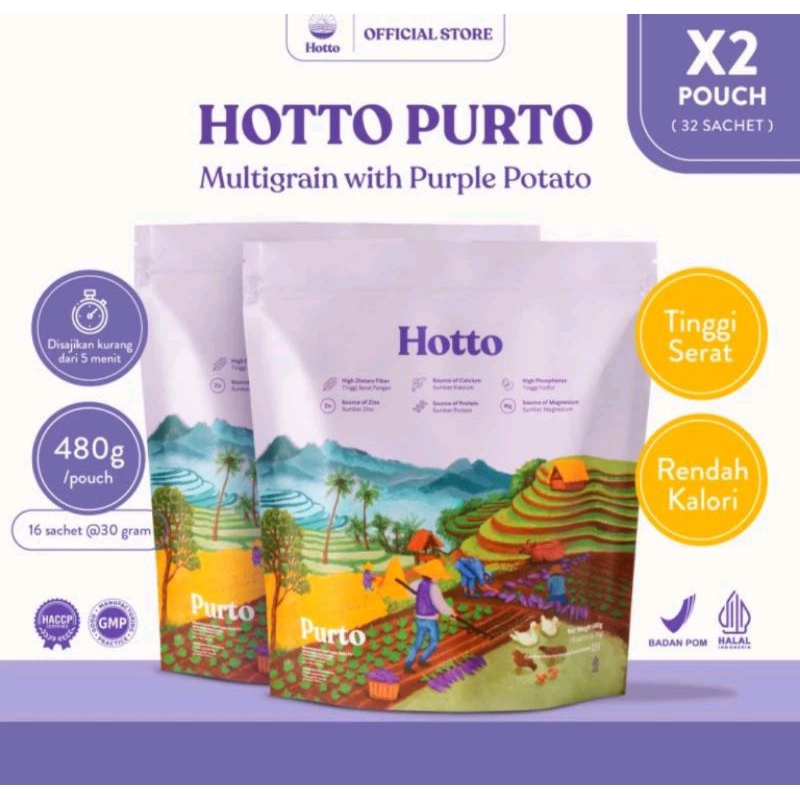 

hotto purto multigrain with purple potato