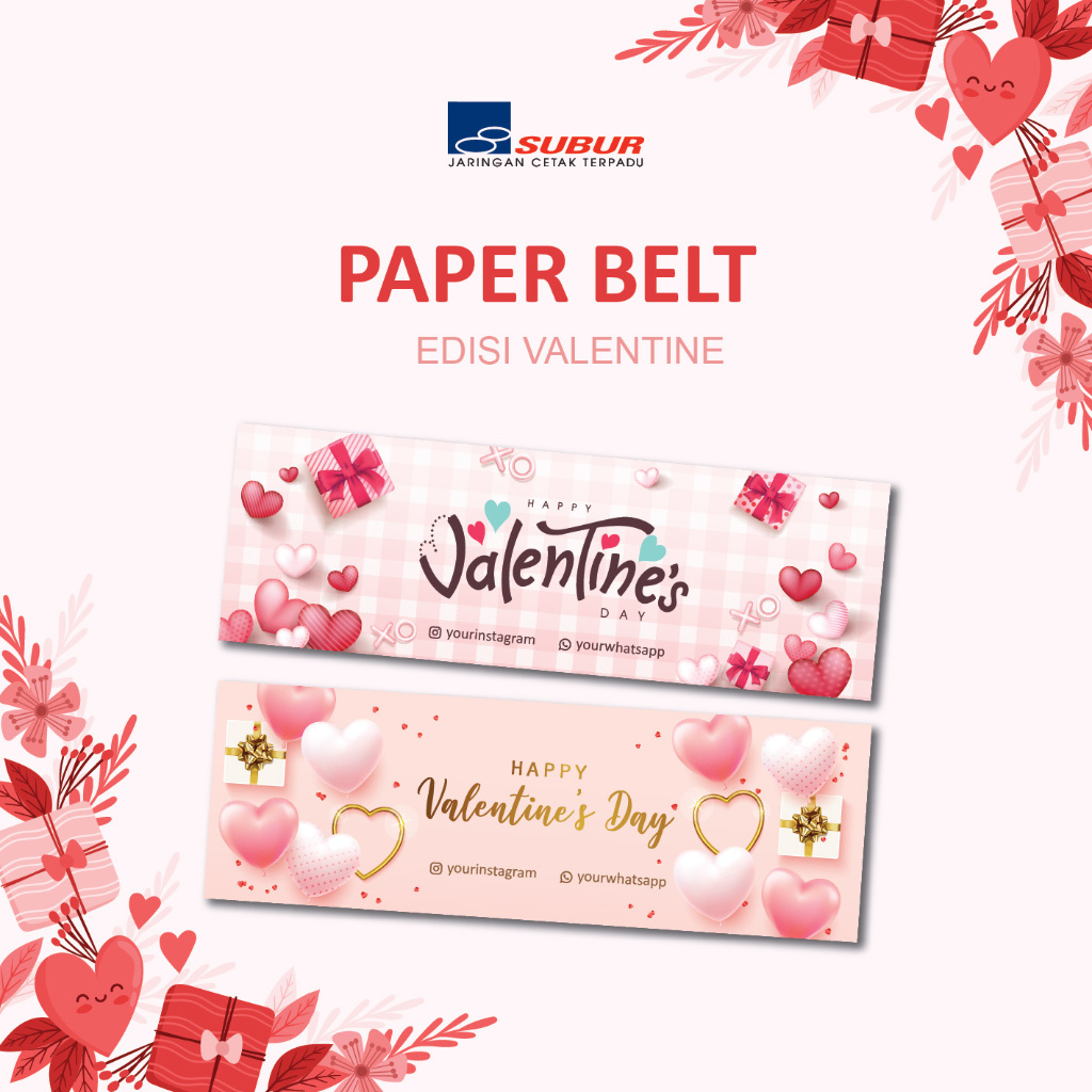 

Cetak Paperbelt Sleeve Box Hampers valentine hari kasih sayang Packaging Sleeve Segel Box Paper Segel Sealed Paper Suburprinting