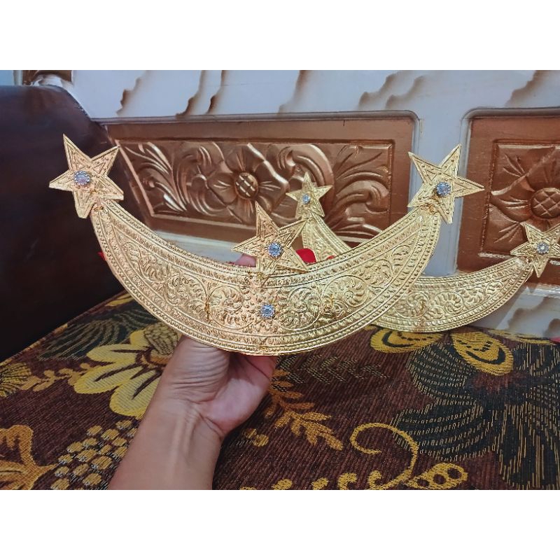 bulan sabit bintang adat NTT/ikat kepala adat NTT