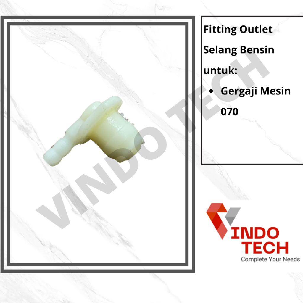 Fitting Outlet / Sambungan Selang Bensin Gergaji Mesin Chainsaw Senso Sinso 070