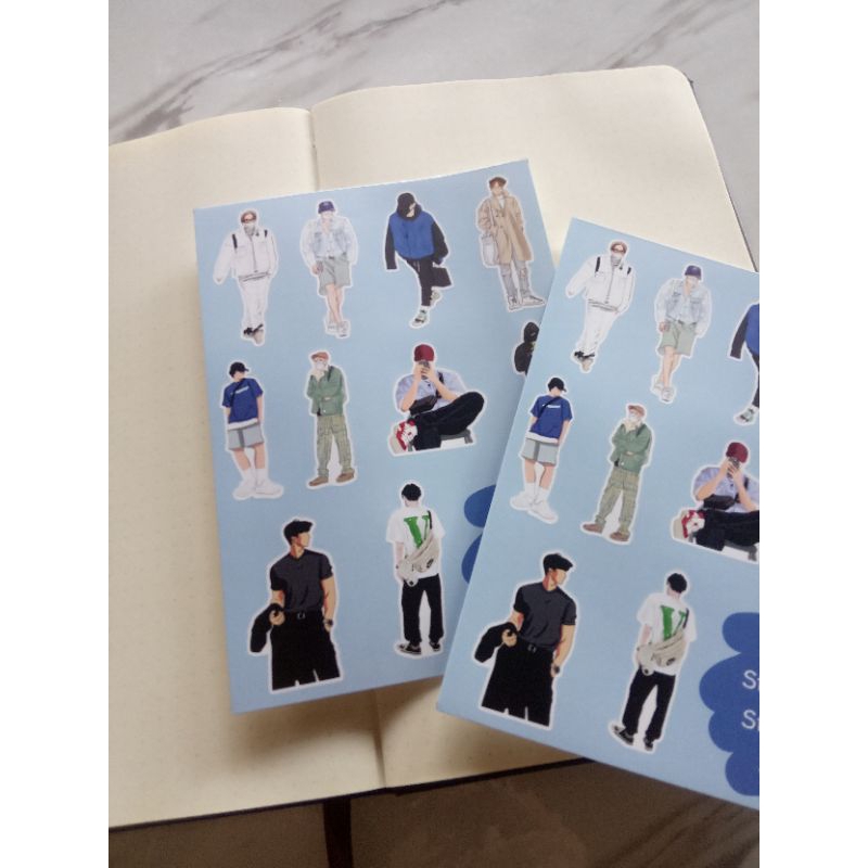 

Sticker Deco Journal A6 Boys Street Style Aesthetic DIY Scrapbook