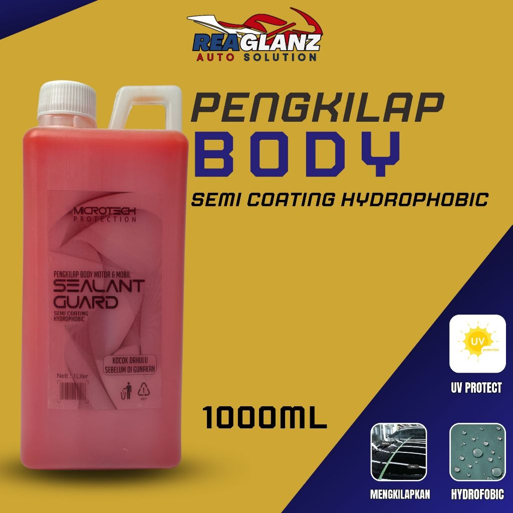 Reaglanz PENGKILAP BODY MOTOR MOBIL TAHAN LAMA Dressing penghitam bodi kasar | Pengkilap Spray Pengh