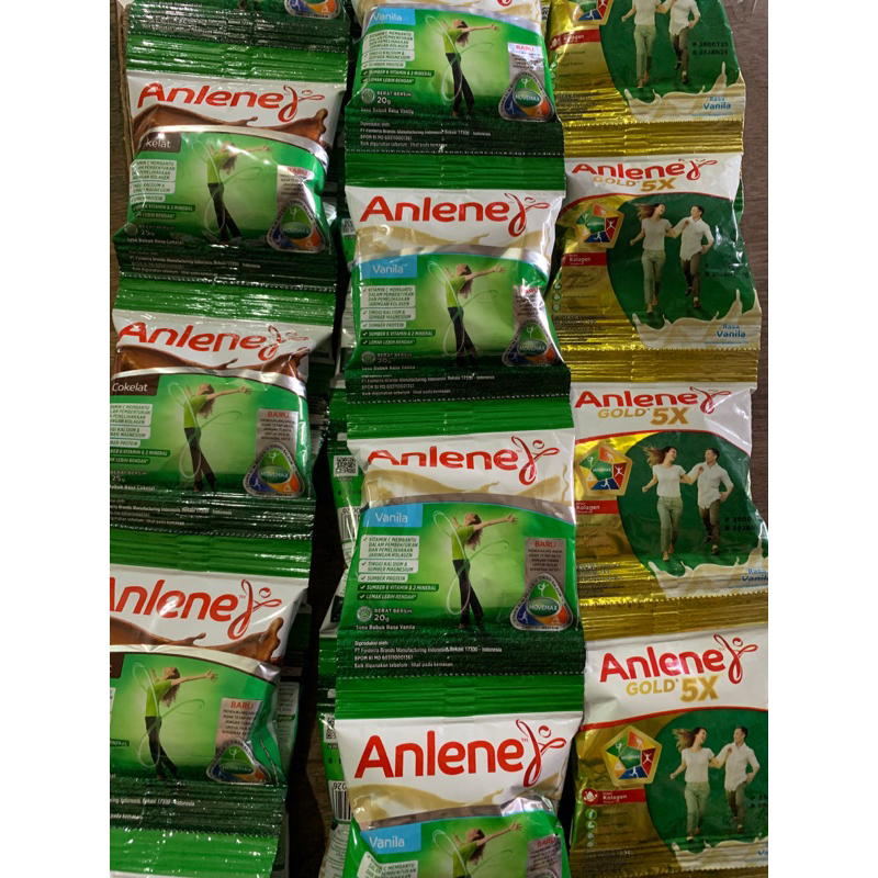 

Anlene Coklat/Vanila /Gold Coklat 1 Renceng 10 sachetx 20 gram