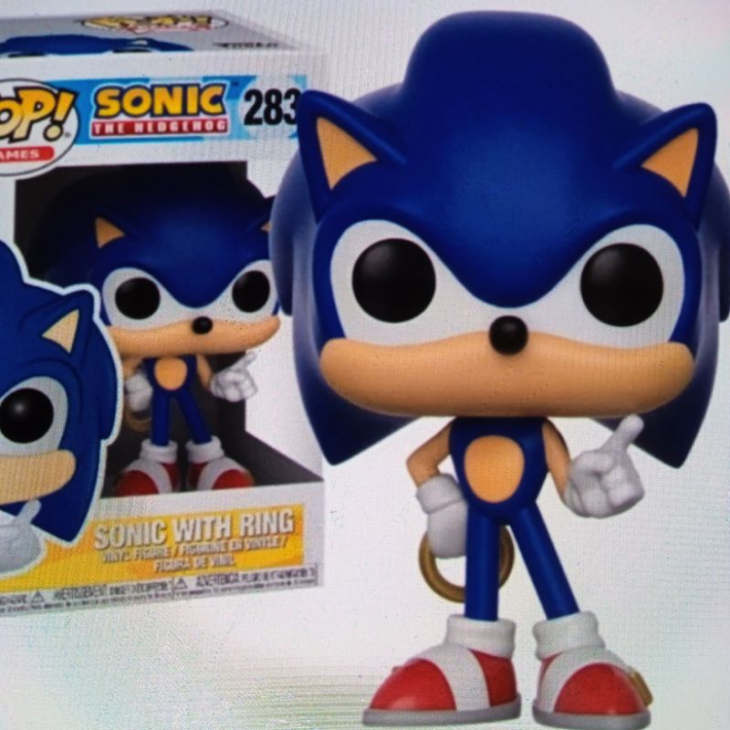 funko pop games Sonic the hedgedog Sonic with ring