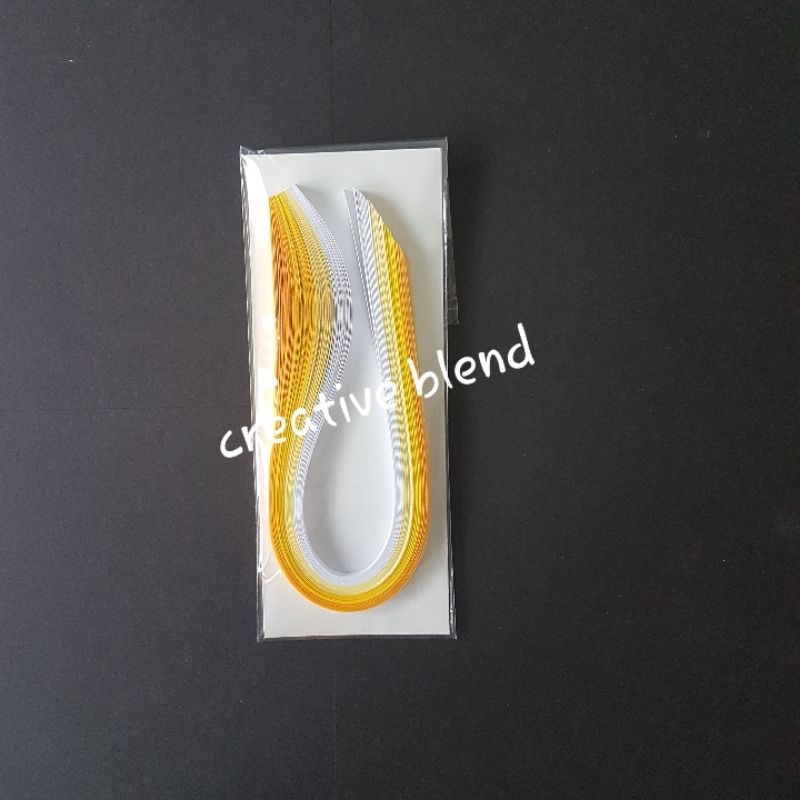 

Art paper Kertas warna quilling gradasi kuning