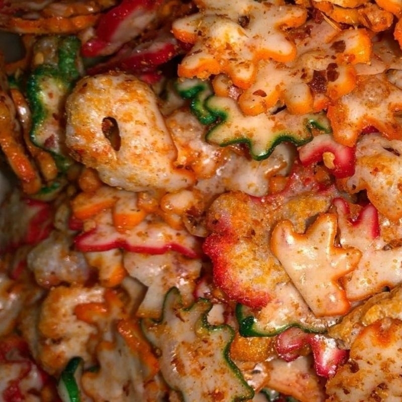 

[snackthetic] 004 Kerupuk bunga Jajanan Pedas Bandung Jajanan kuningan Basreng