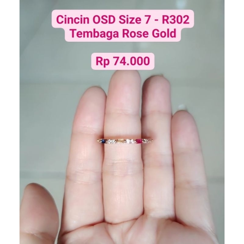 Cincin OSD R302 Size 7 Olla Shopping Depok + admin Shopee