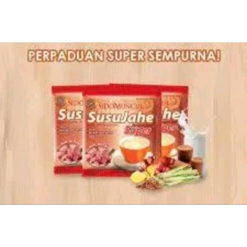 

Sidomuncul susu jahe isi 10 sachet