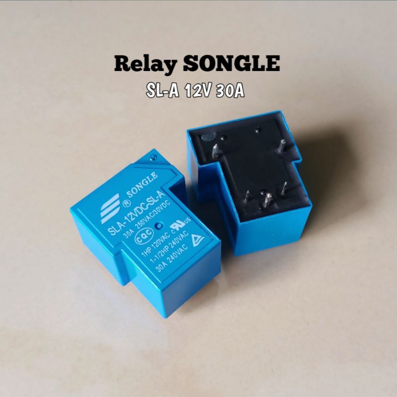 RELAY SONGLE 12V 30A 5 pin  MURAH RELAY KODOK 12 volt