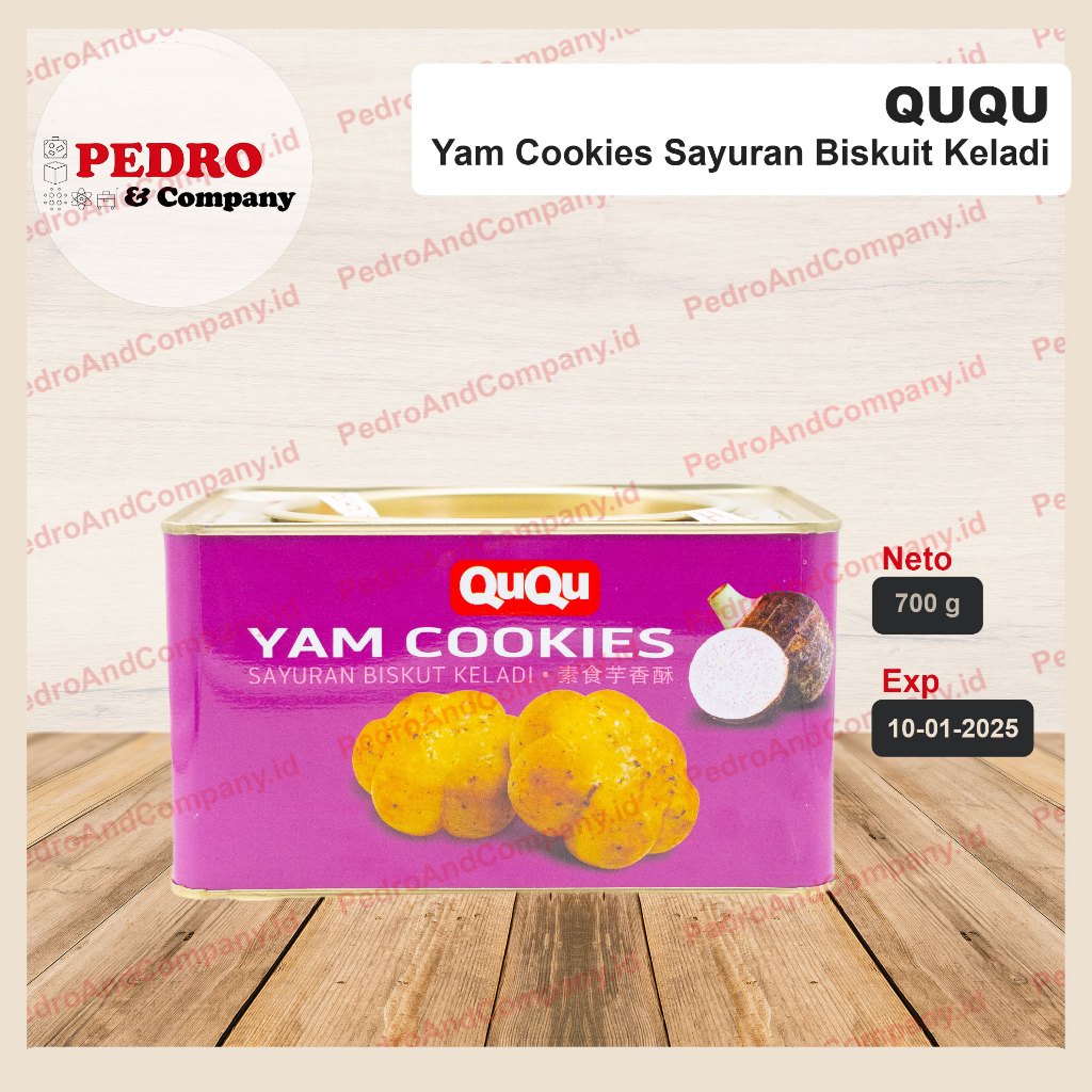 

Ququ yam cookies sayuran biskuit keladi 700 gram - biskuit talas kalen