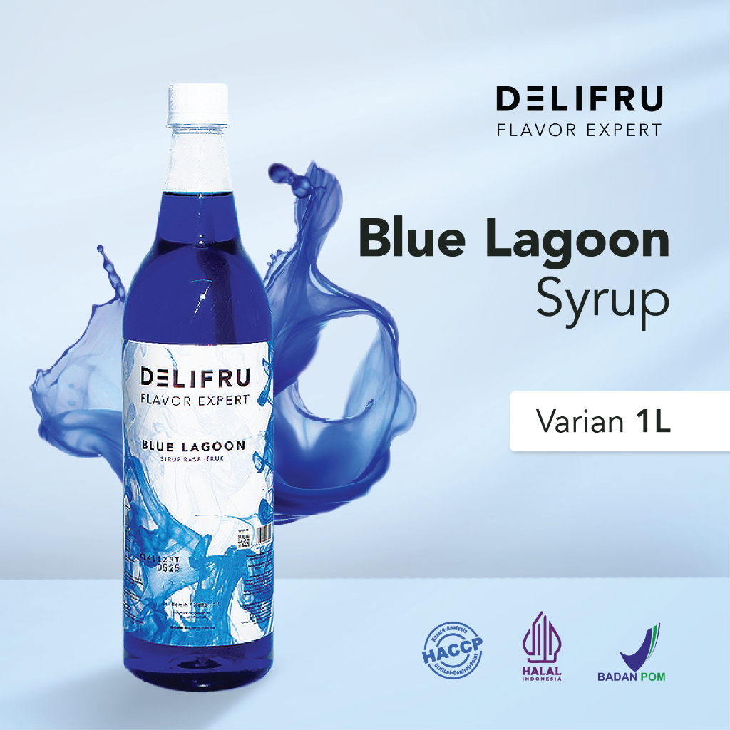 

Syrup Blue Curacao Delifru 1 Liter - Sirup Kurasao Biru Premium