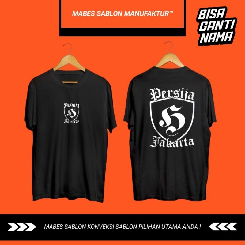 KAOS PERSIJA KAOS ULTRAS CASUAL PLASTISOL COTTON COMBED 24s