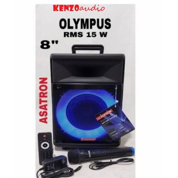 Speaker ASATRON olympus 8"portable