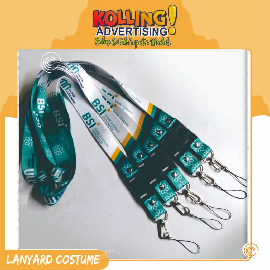 

Lanyard event promosi id card costume design sendiri