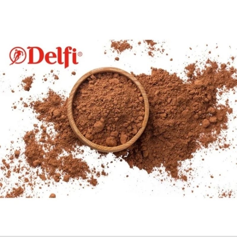 

Coeklat bubuk Delfi 500gram Delfi Pure Cocoa Powder Coeklat Bubuk Murni Dark