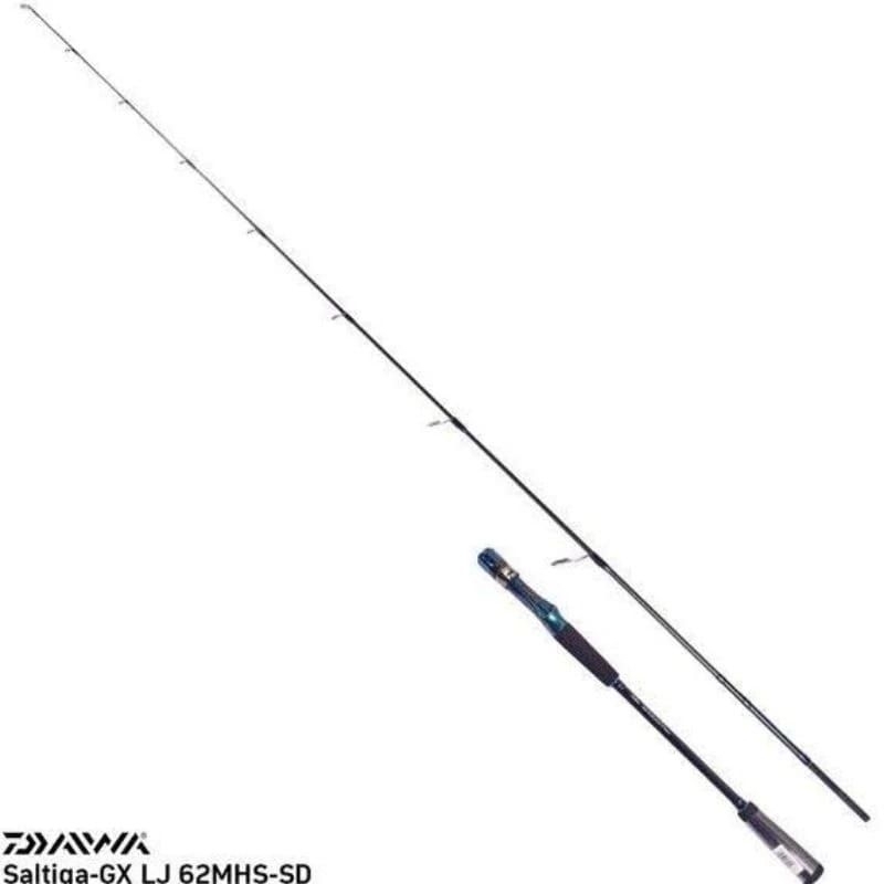 Joran Daiwa SALTIGA GX LJ 62MHS/HS max jig 160-200gr | Spining Light Jigging
