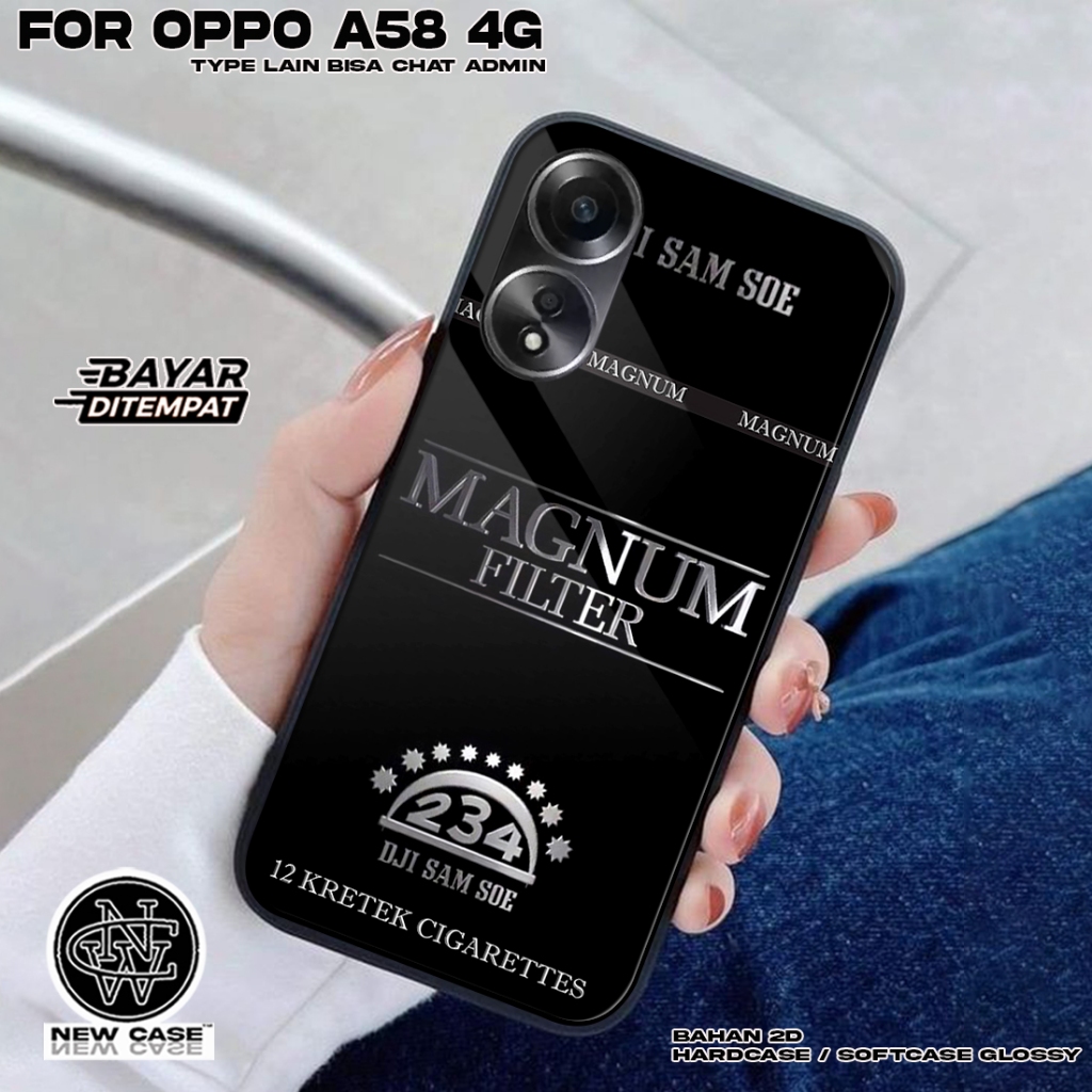 Case OPPO A58 4G - Casing Hp OPPO Terbaru 2024 Newcase [ R0K0K2 ] Silikon Hp - Kesing Hp OPPO A58 4G