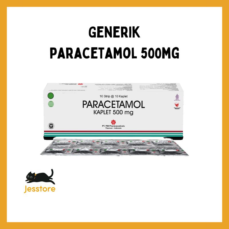 GENERIK PARACETAMOL 500 MG (MEREDAKAN DEMAM DAN NYERI)