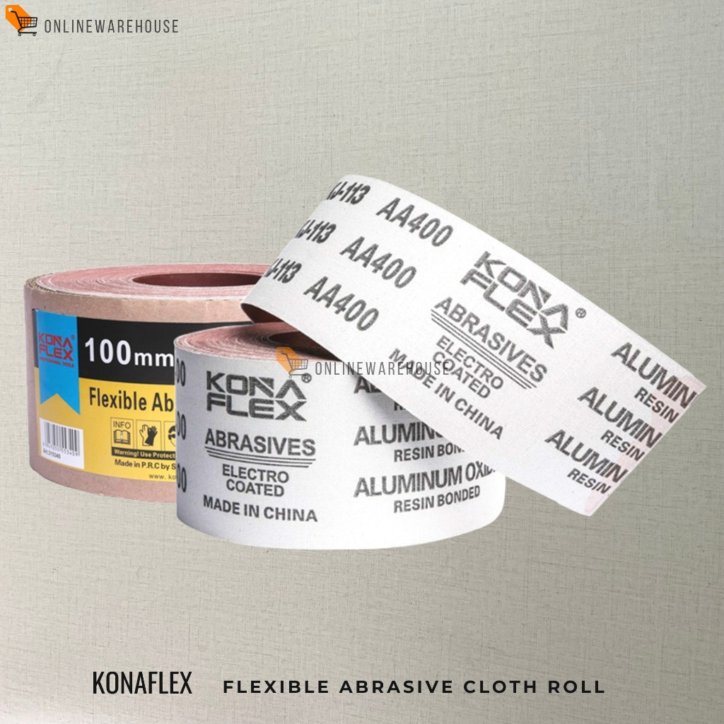 Konaflex Amplas Roll Flexbile KJ 113 Grit 80