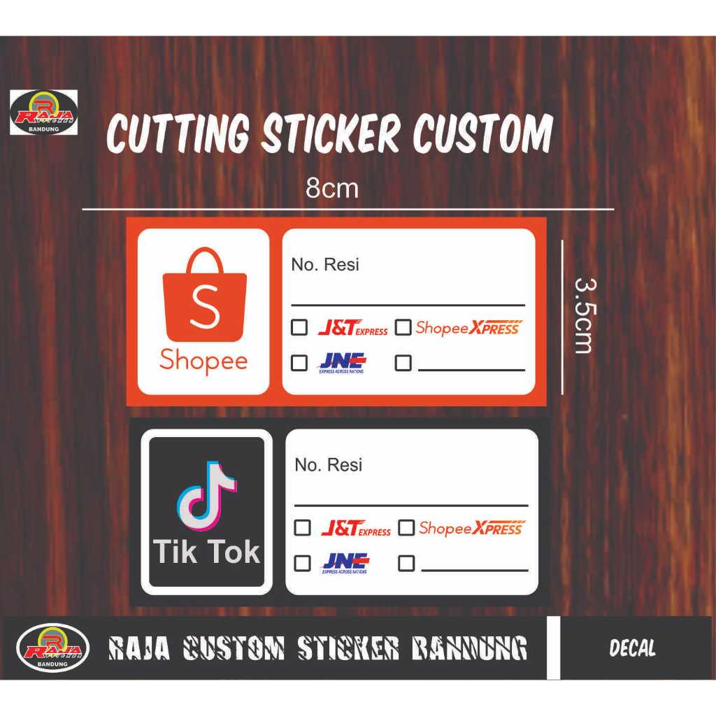 Stiker Label Resi Pengiriman
