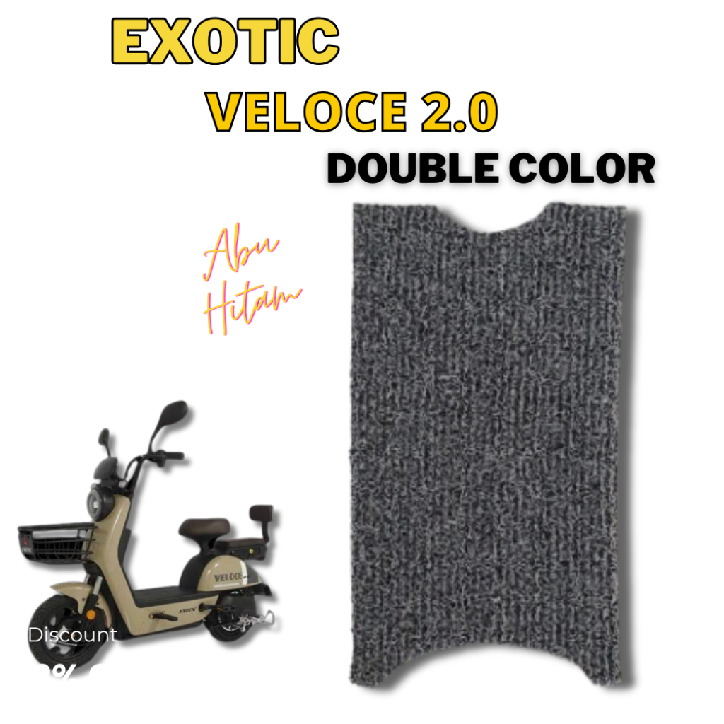 Share: Product Information Section Karpet sepeda motor listrik Exotic Veloce 2.0 RF6 Ventura cooltechh 5.0 Alas Keranjang Alas Step Belakang Double Warna Premium Alas Tanpa Bintik dua warna