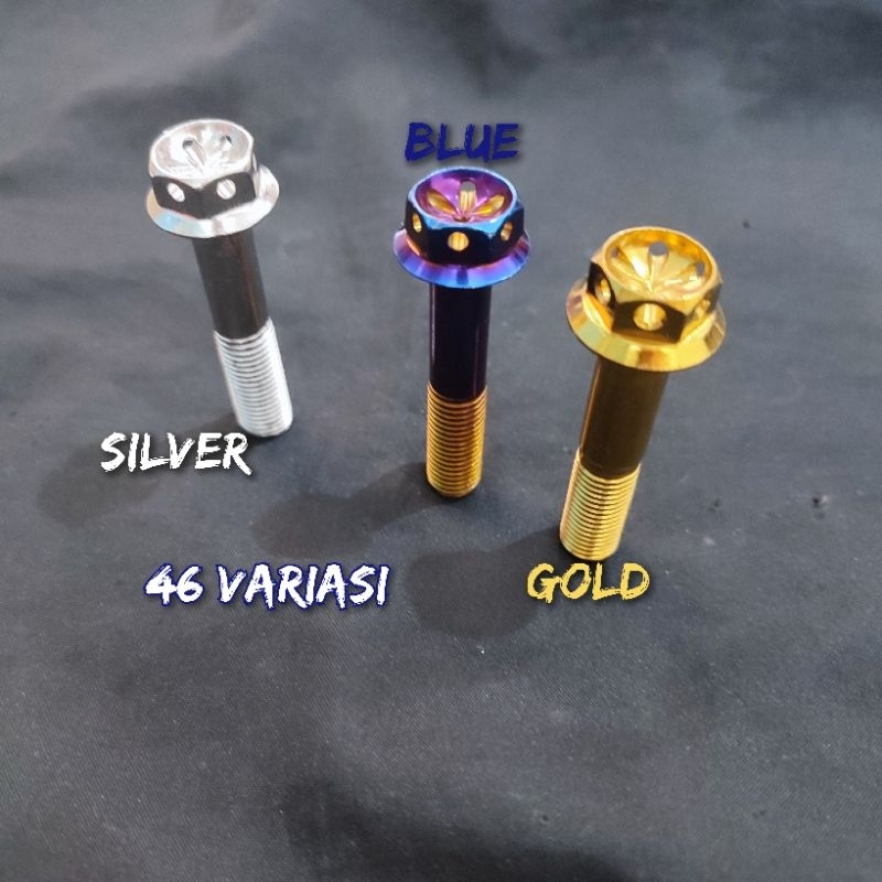 BAUT DRAT 14 PANJANG 5 cm / BAUT PENAHAN  KNALPOT