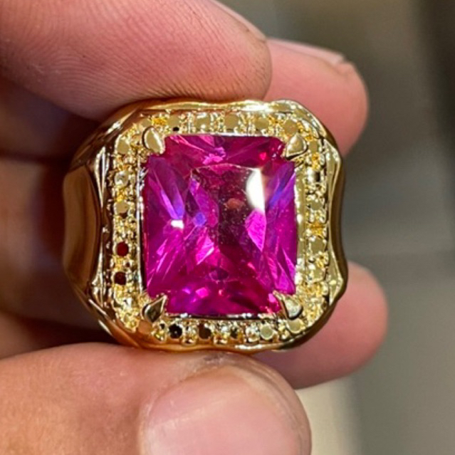 CINCIN NATURAL MERAH SIAM PINK ROSE BANGKOK