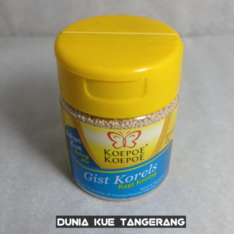 

Gist Korels Koepoe / Ragi Kering kupu-kupu (65gr)